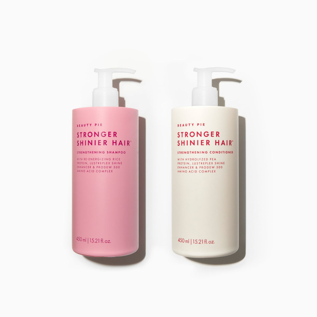 Stronger Shinier Hair Strengthening Shampoo & Conditioner Duo for Thin, Brittle & Damaged Hair
