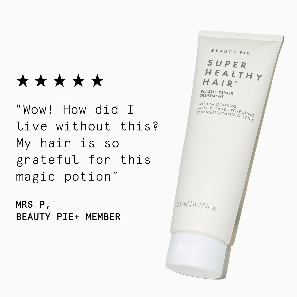 Super Healthy Hair Elastic Repair Treatment for Damaged Hair