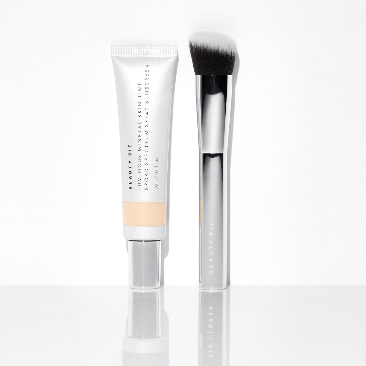 Makeup Must-Haves The SPF 40 Skin Tint & Brush Duo