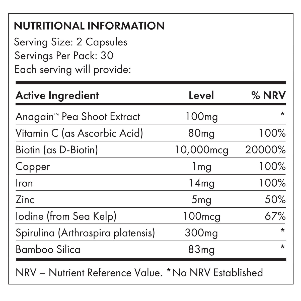 Renewed Density Healthy Hair Capsules