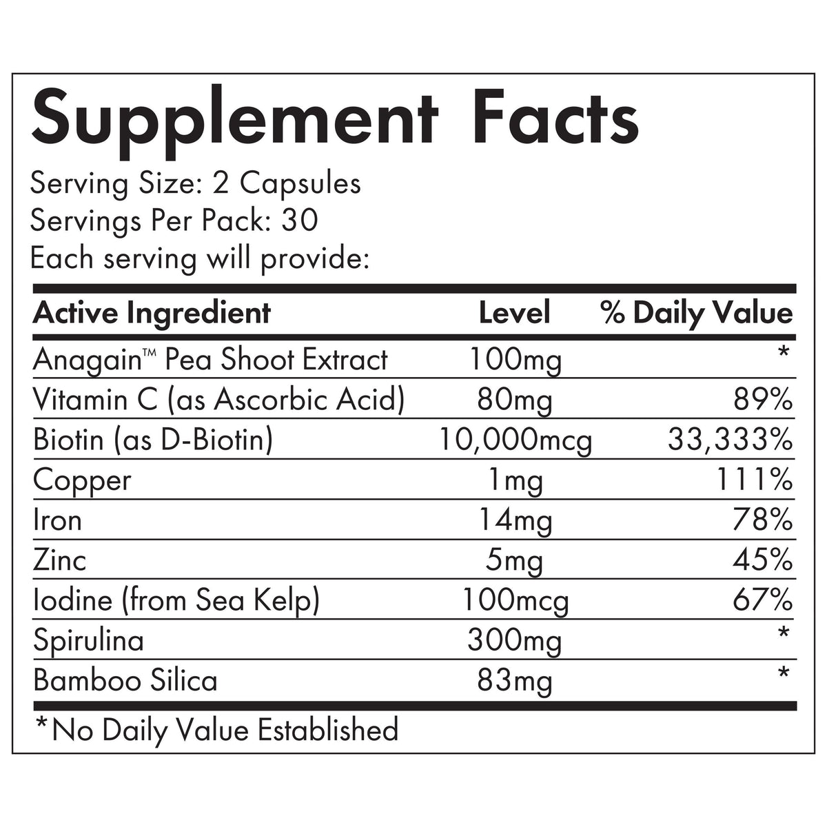 Renewed Density Healthy Hair Capsules
