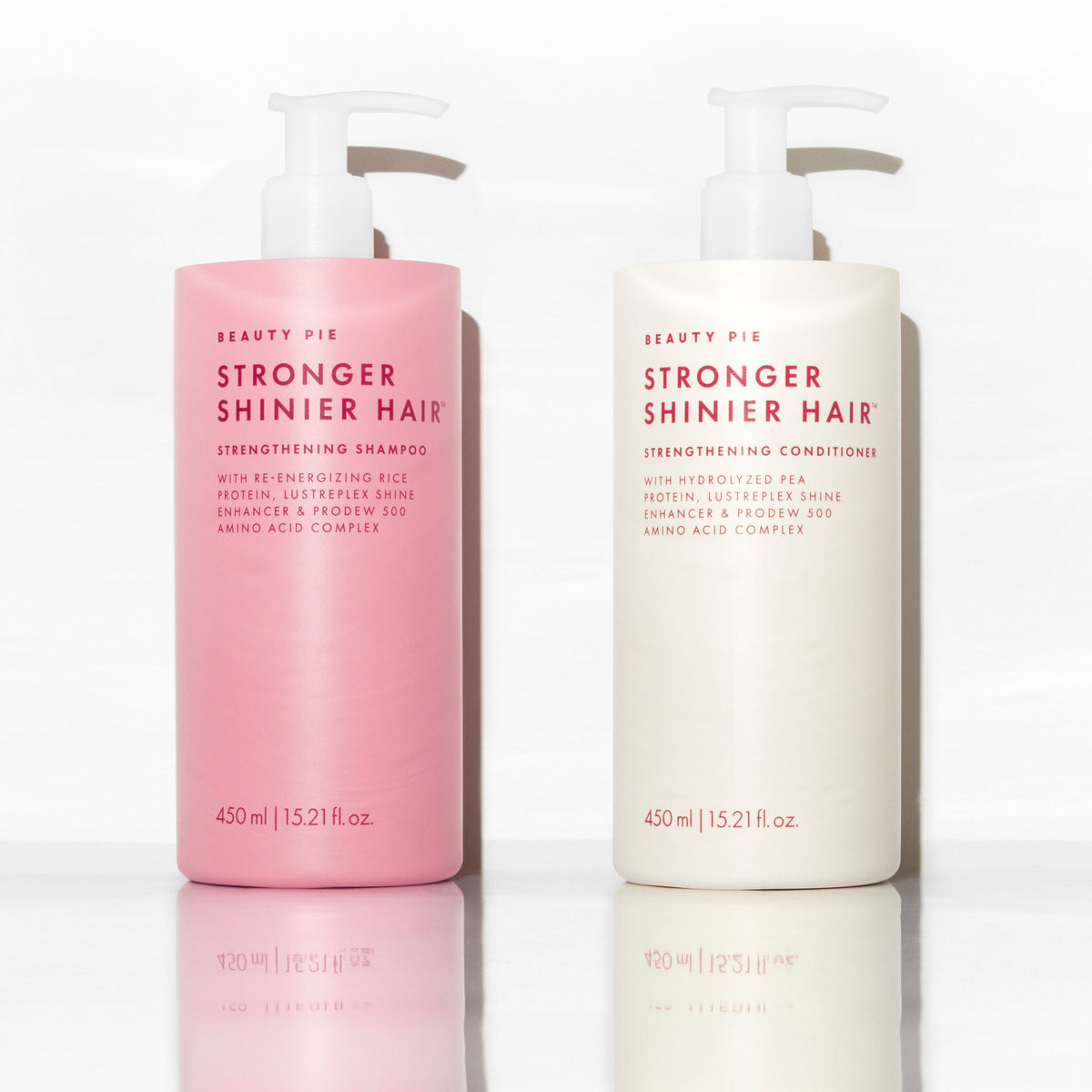 Stronger Shinier Hair Strengthening Shampoo & Conditioner Duo for Thin, Brittle & Damaged Hair